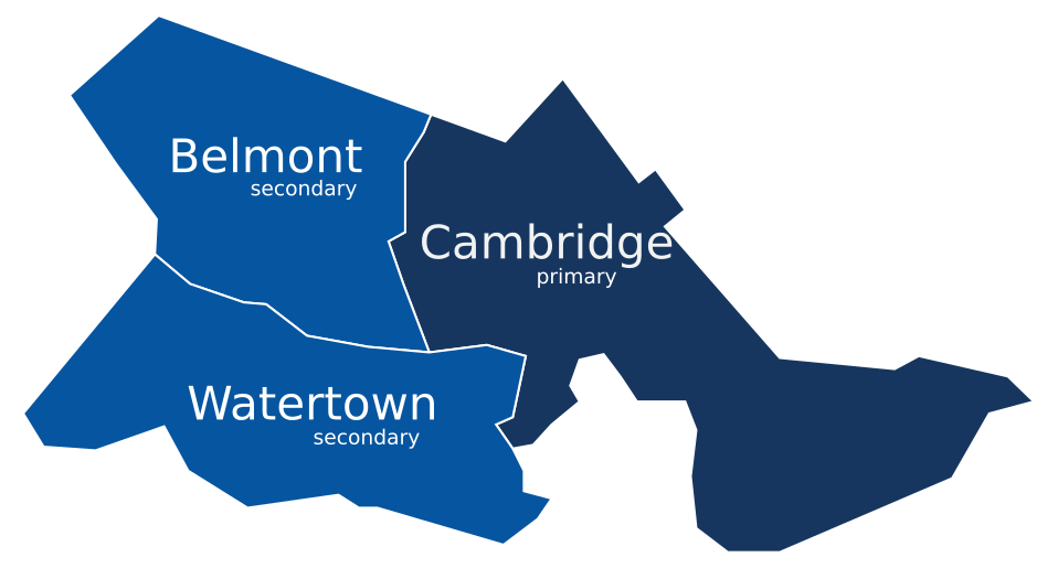 Cambridge Service Areas Graphic